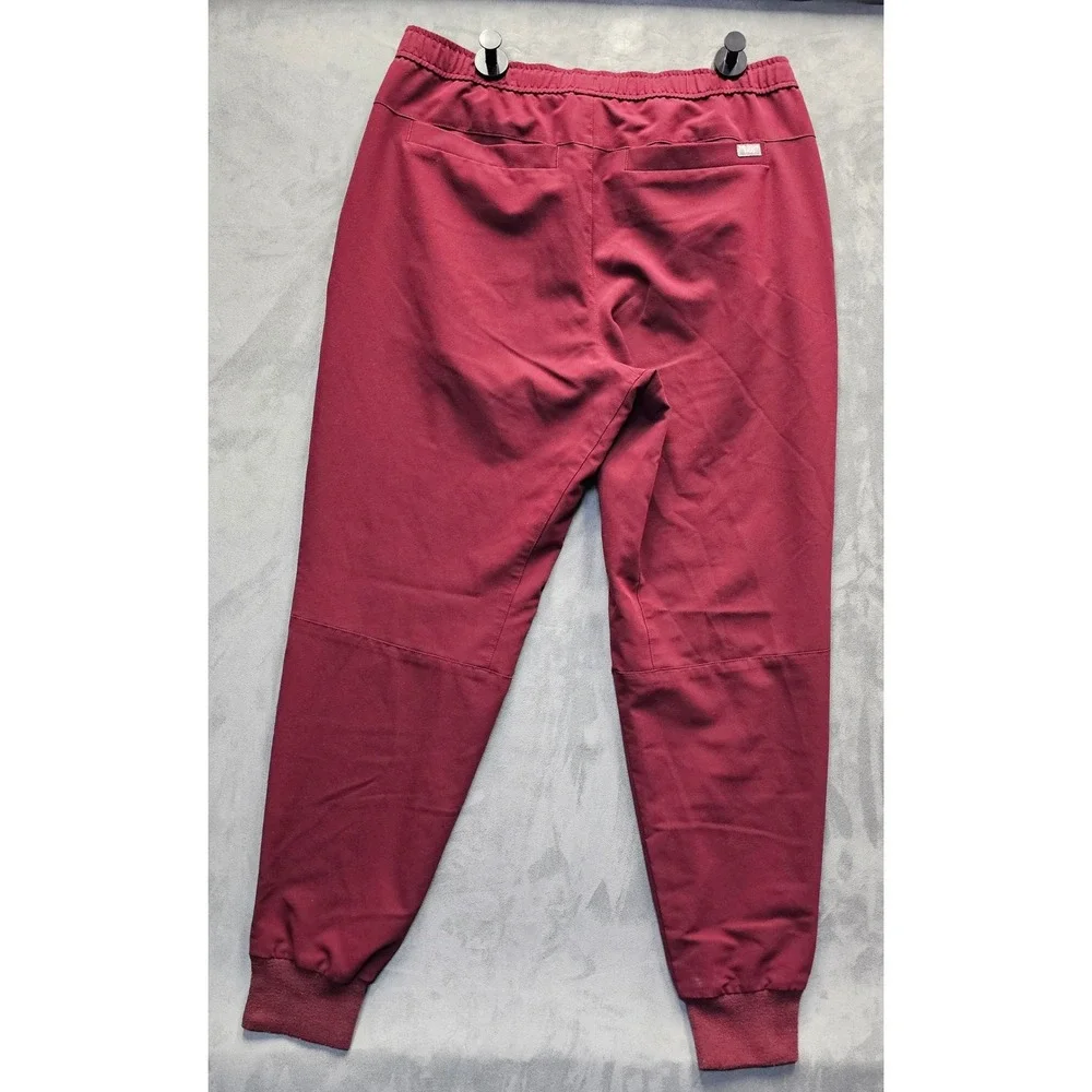 FIGS Technical Collection Burgundy Jogger Scrub Pants Mens L MXXSW2004